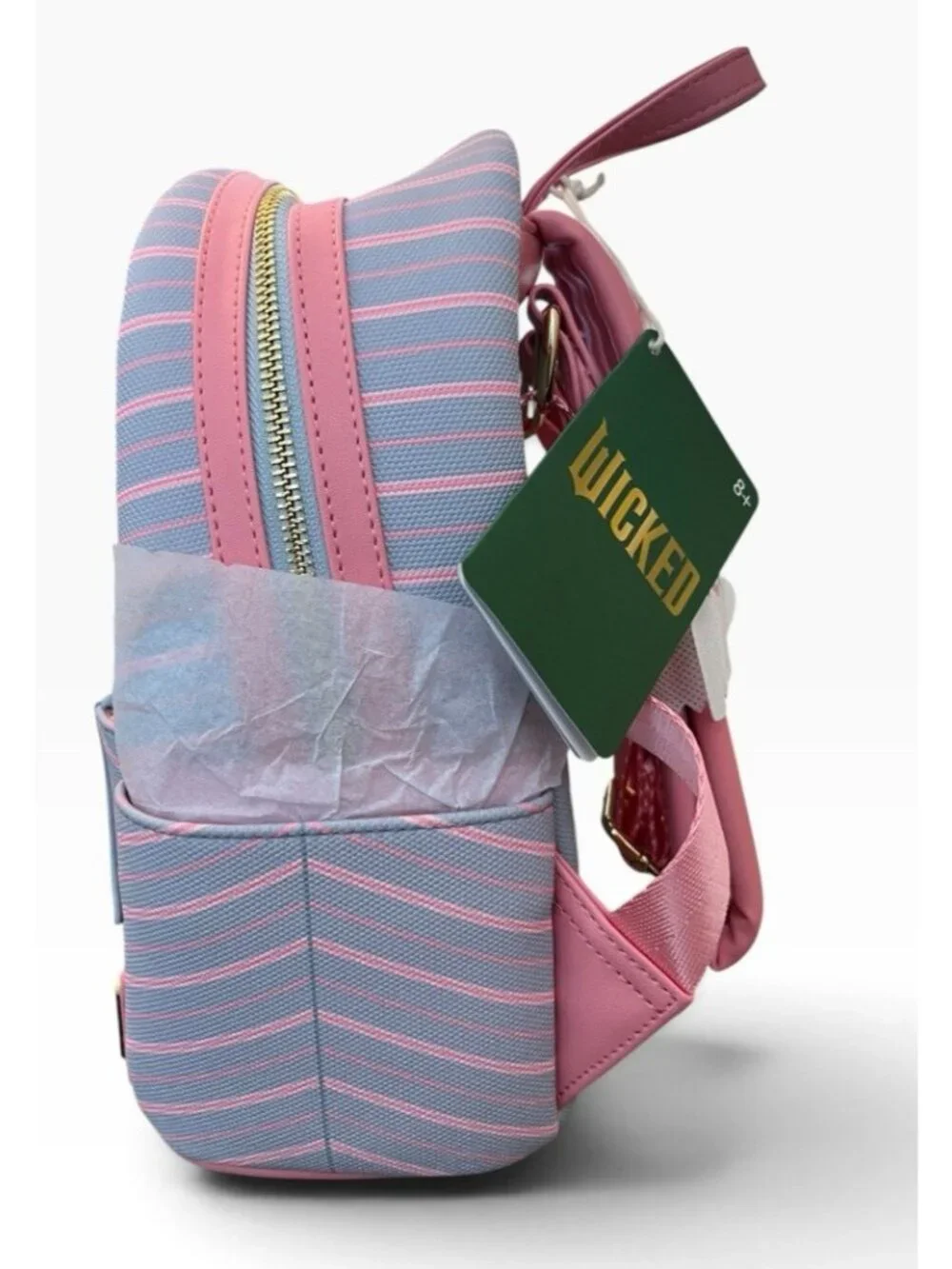 Loungefly Wicked Glinda Shiz University Uniform Cosplay Mini Backpack NWT